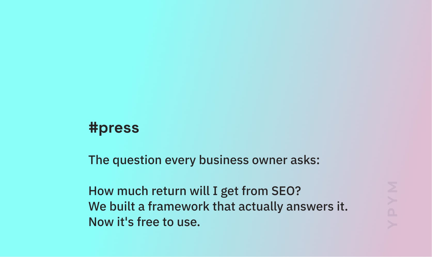 The Question Every Business Owner Asks. And The Framework We Built to Answer It.