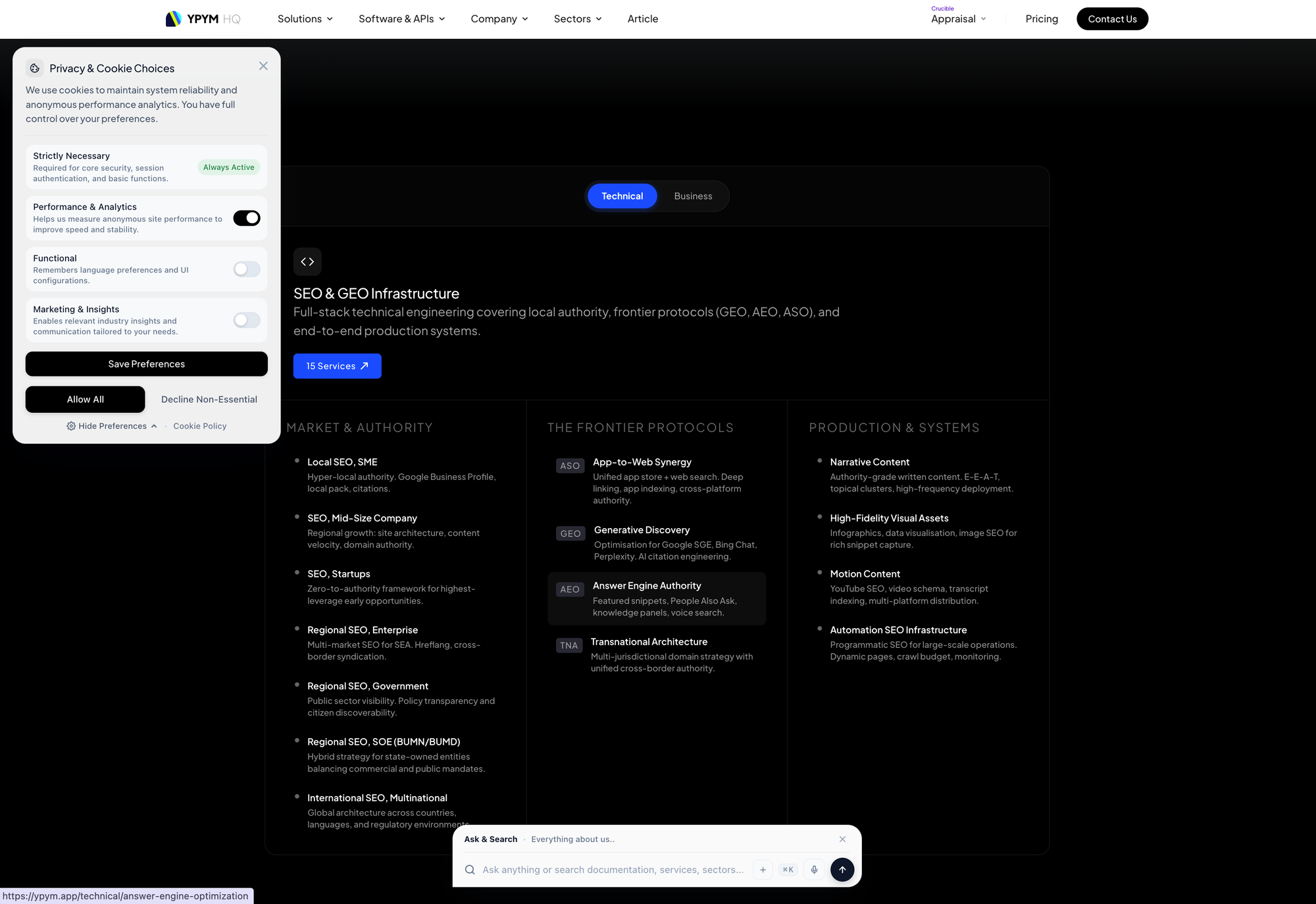 Cookie Consent pada website kami, YPYM