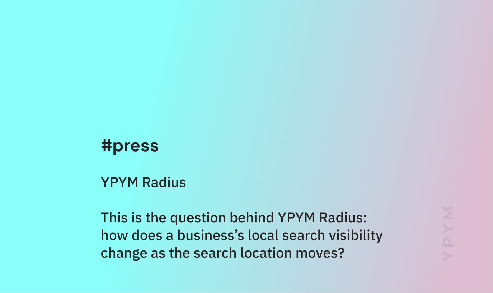 YPYM Radius Is Now Open Beyond Invitation-Only Access